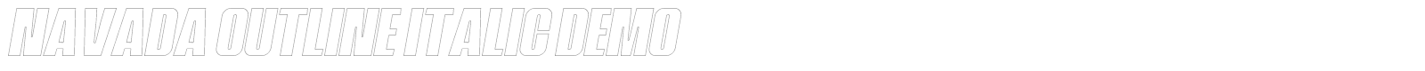 Navada font preview